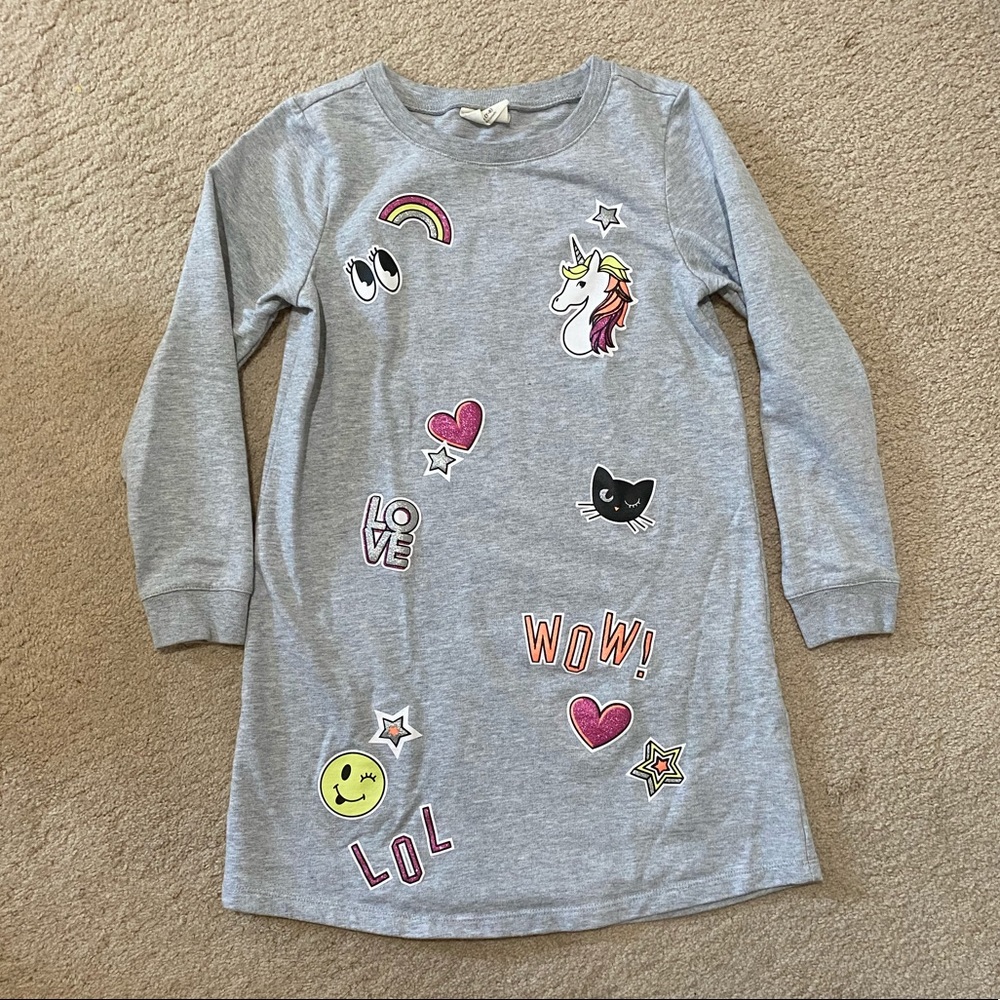 Girls jersey dress